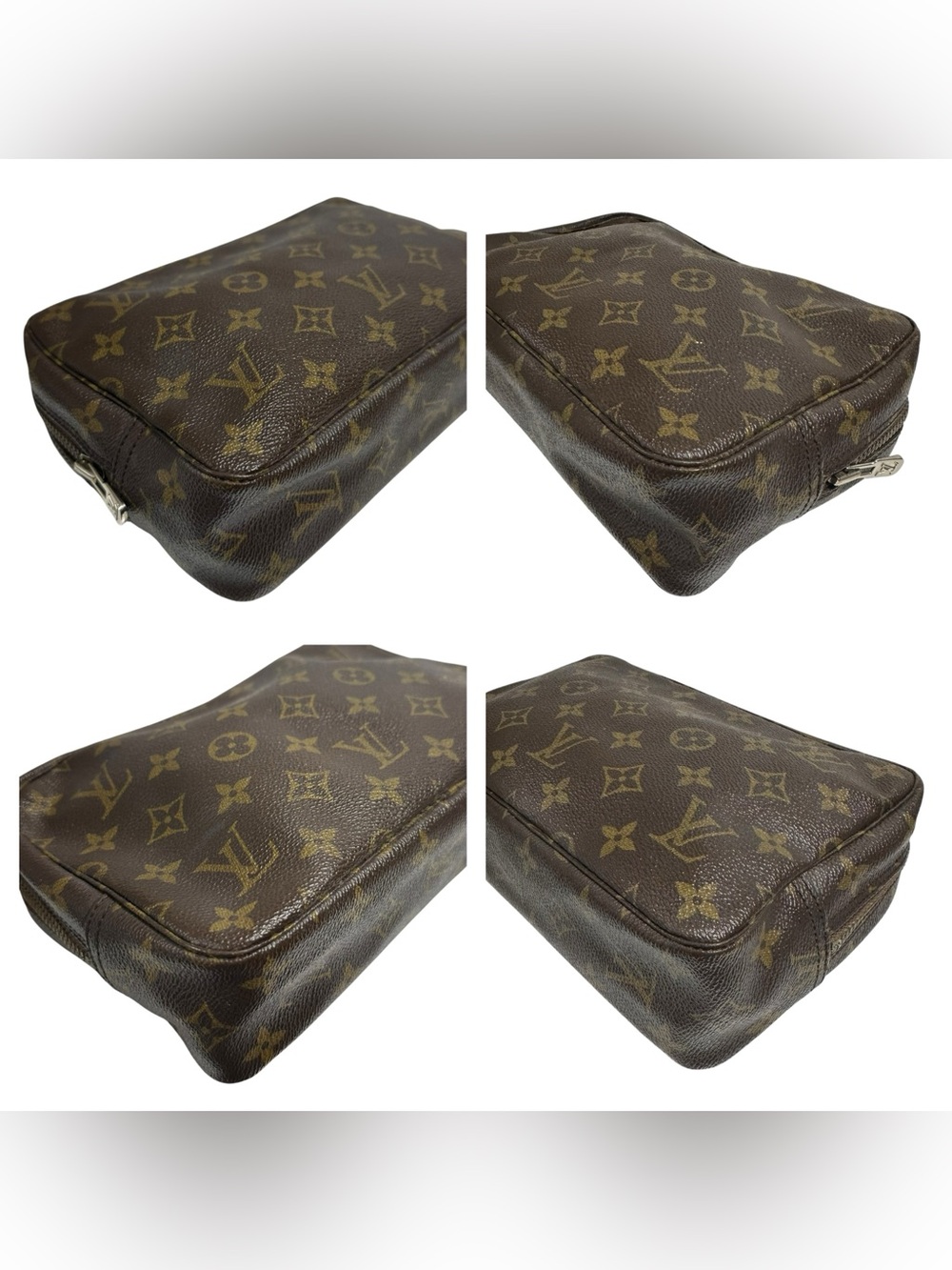 Louis Vuitton Monogram Leather Vintage Trousse Toiletry 23 Cosmetic Clutch Bag - Picture 3 of 14